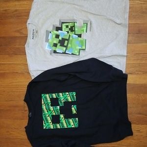 Minecraft sweater and tshirt